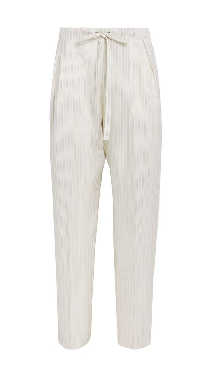 Khaite Silk Striped Trenton Trousers