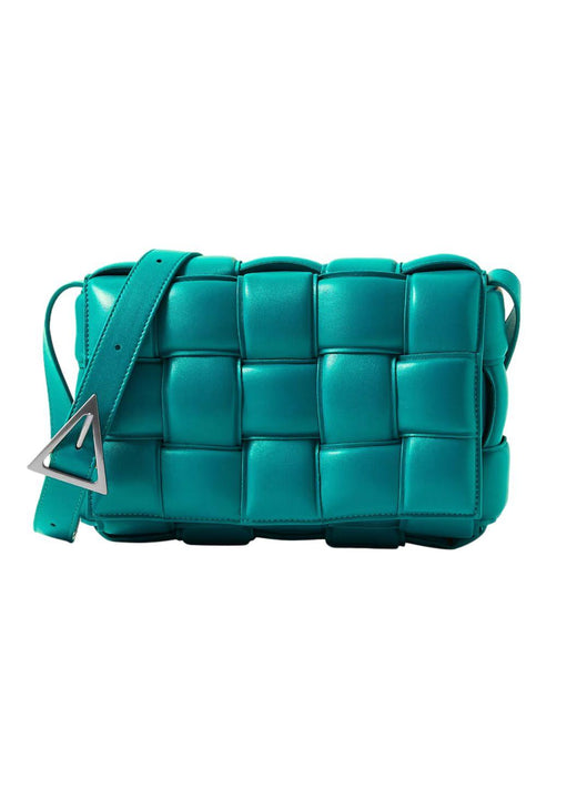 Cassette Small Padded Intrecciato Shoulder Bag