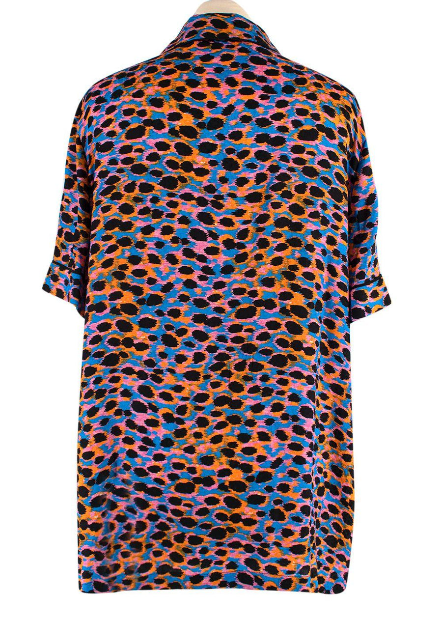 Dior Multicoloured Mizza Print Chez Moi Shirt & Pleated Skirt