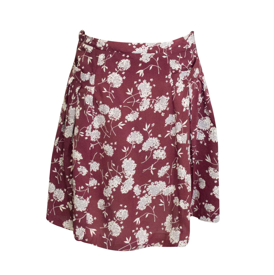 Clothes Pin Red Floral Skirt