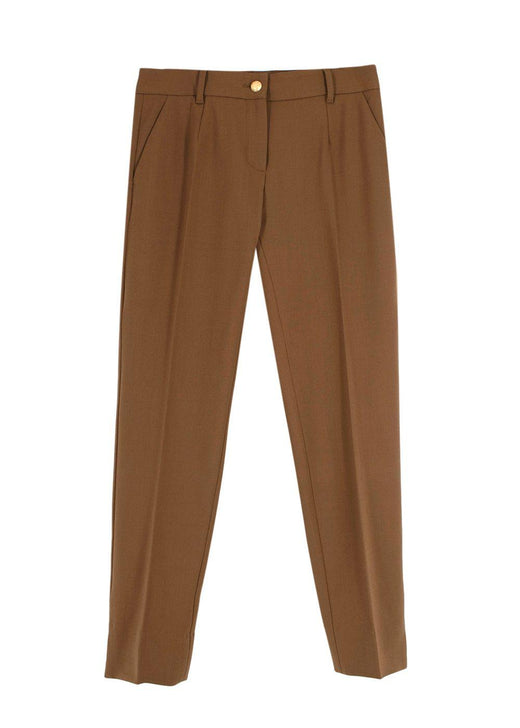 Dolce & Gabbana Brown High Waisted Tailored Trousers