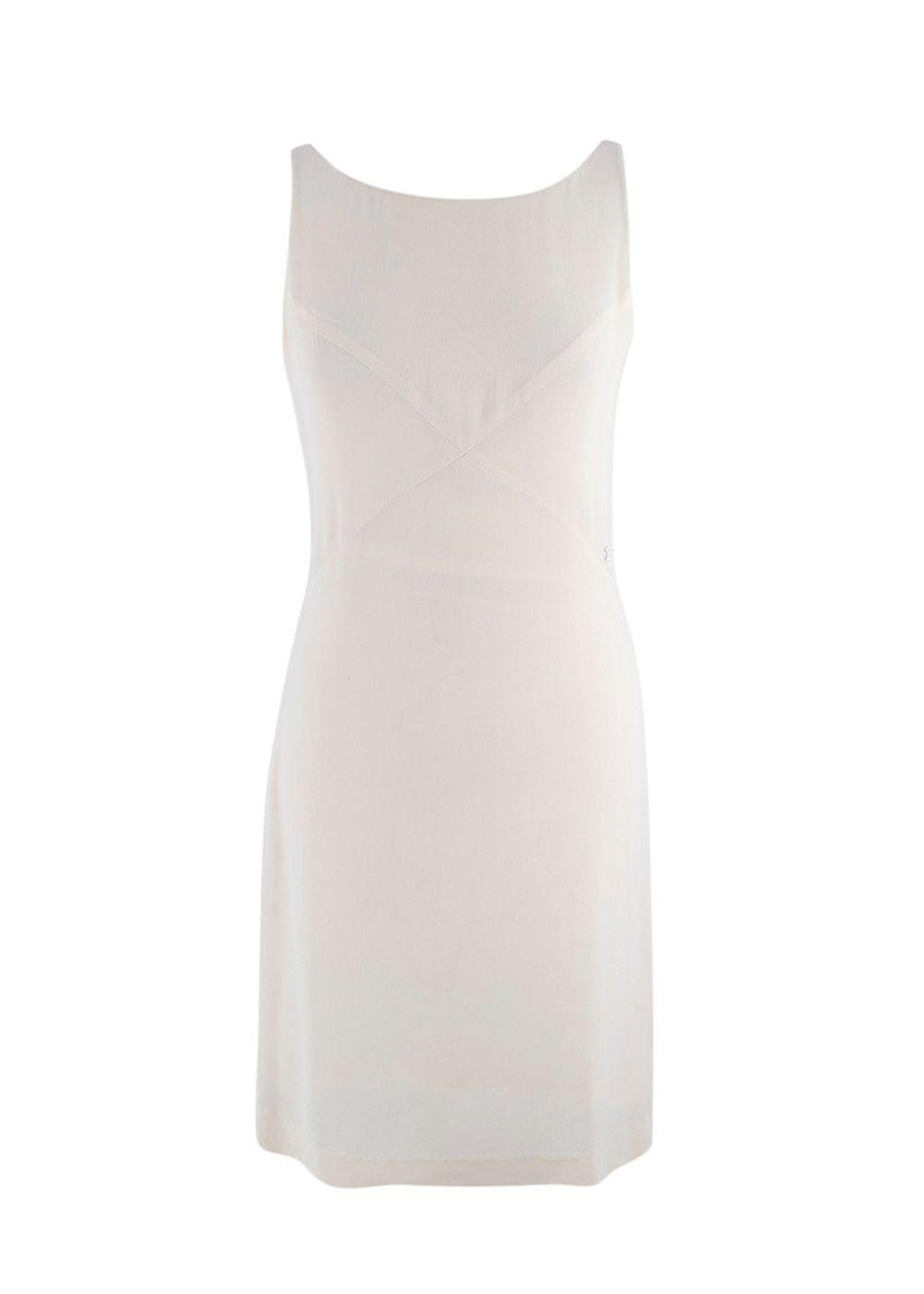 Chanel Cream Silk Mini Dress