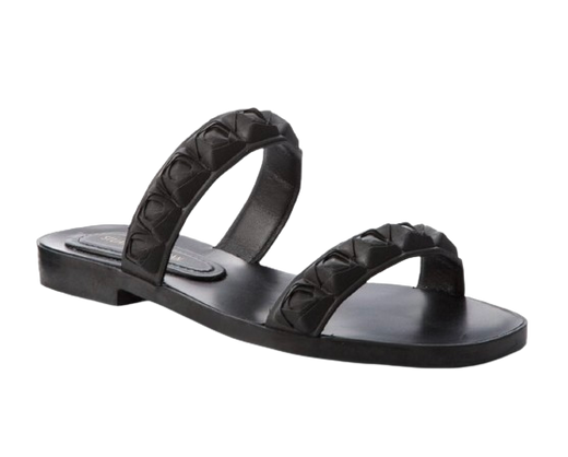Stuart Weitzman Rosita Rubber Flat Sandals