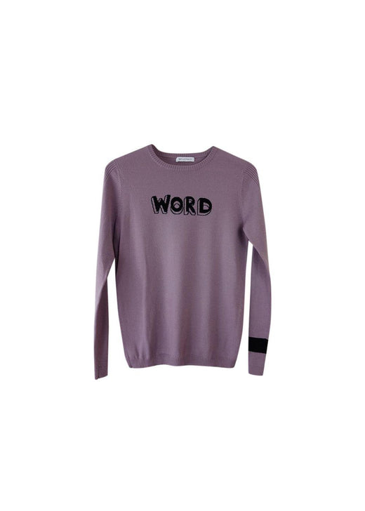 Purple Wool Word Jumper