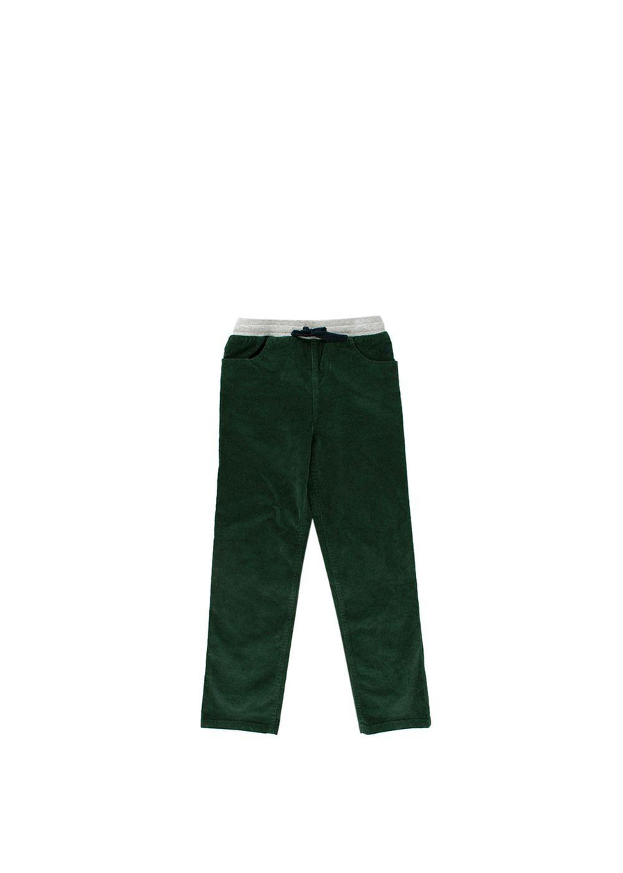 Forest Green Baby Cord Trousers
