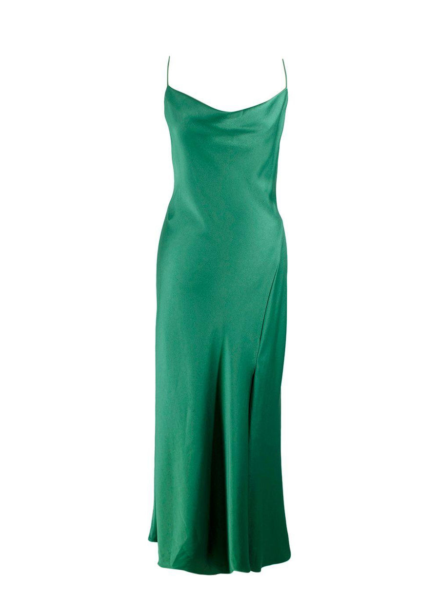 Alice + Olivia Montana Maxi Green Dress