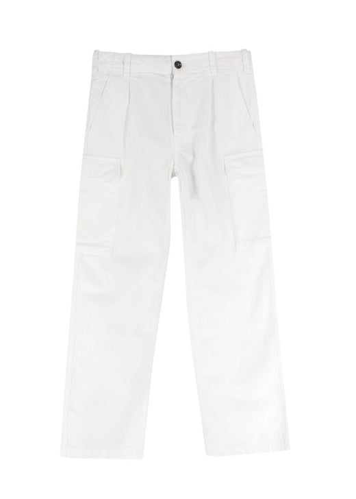 Nili Lotan White Cargo Trousers