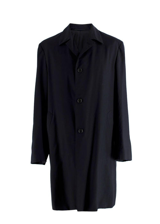 Jil Sander Navy Lightweight Trench Coat
