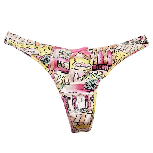 Blumarine Silk Thong