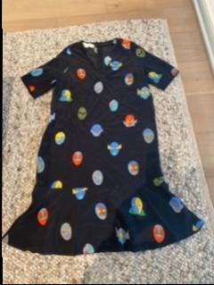 Stella McCartney Superhero Print Silk Dress
