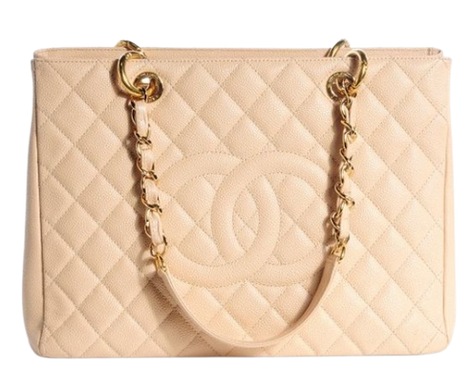Chanel Caviar Leather Grand Shopper Tote Bag