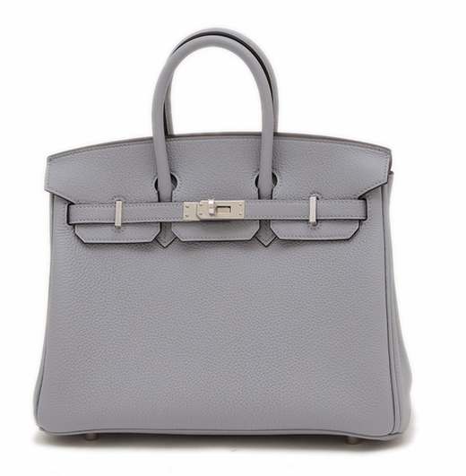 Hermès Grey/Gold Hardware Birkin 25