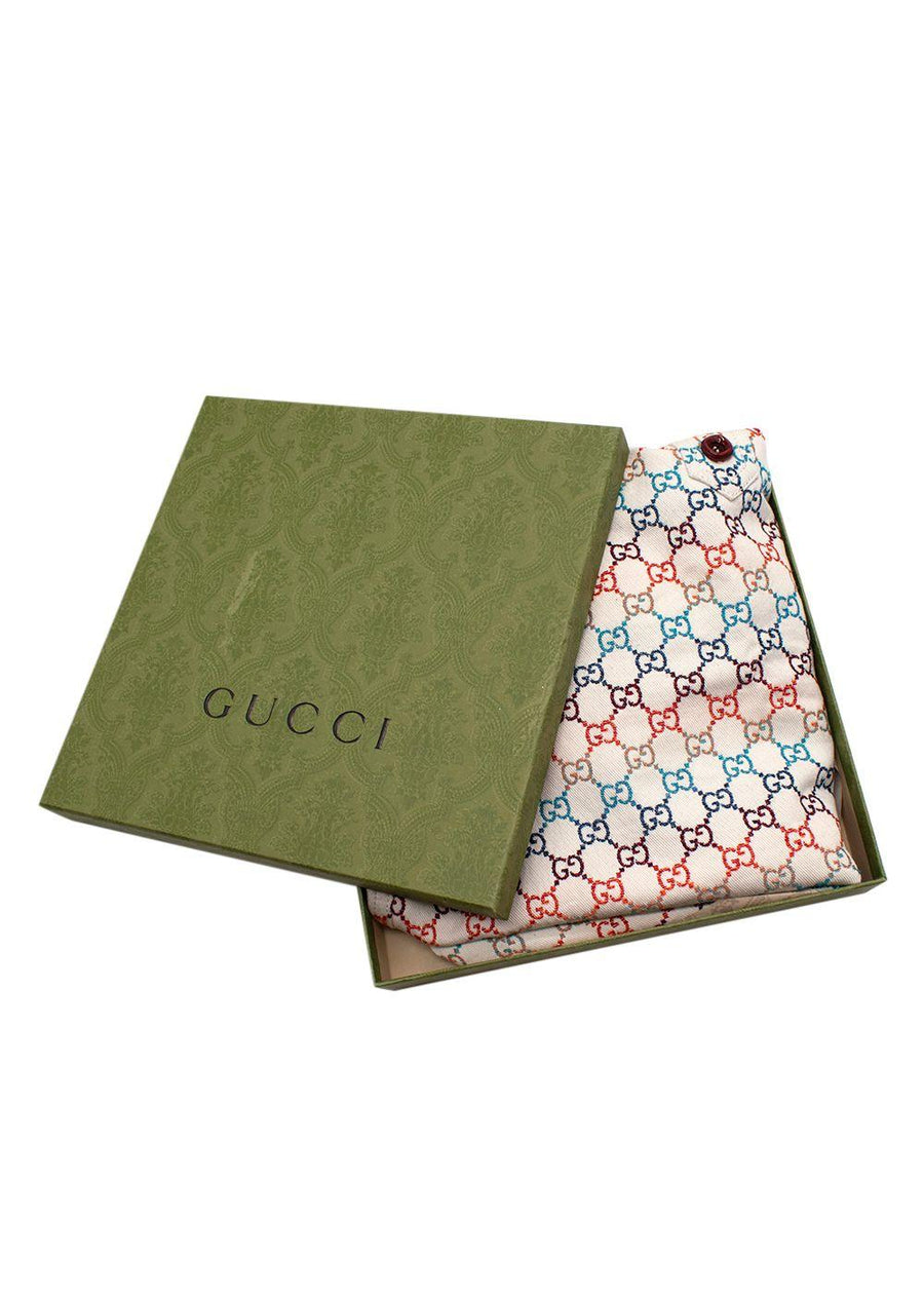Gucci Kids Multi-coloured Jacquard Dress