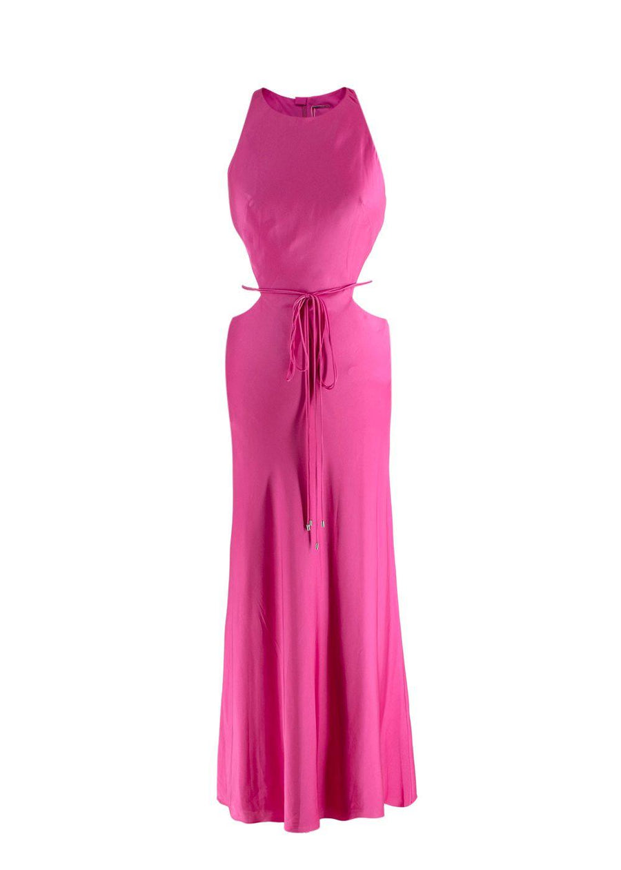 Alexis Magenta Lune Cut Out Dress