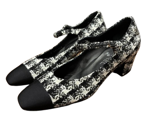 Chanel Tweed Mary Jane Heels