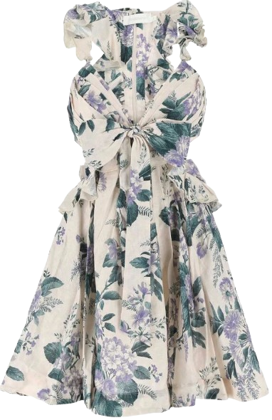 Zimmermann Floral Cassia Mini Dress
