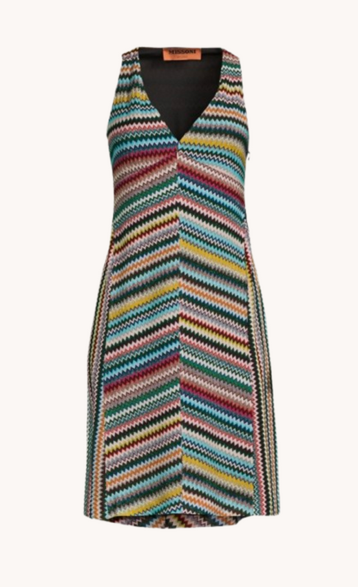 Missoni Multicolour Metallic Mini Dress