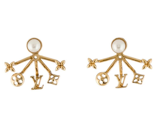 Louis Vuitton Faux Pearl Cruiser Earrings