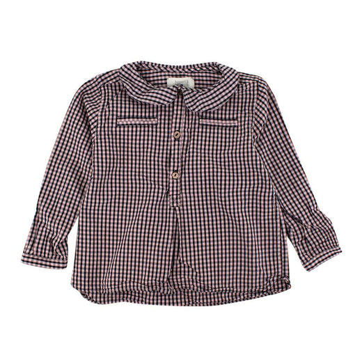 Black & Pink Gingham Blouse