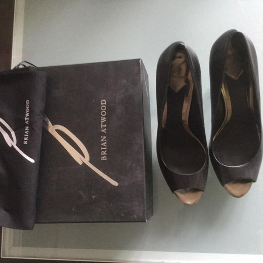 Brian Atwood Peep Toe Pumps