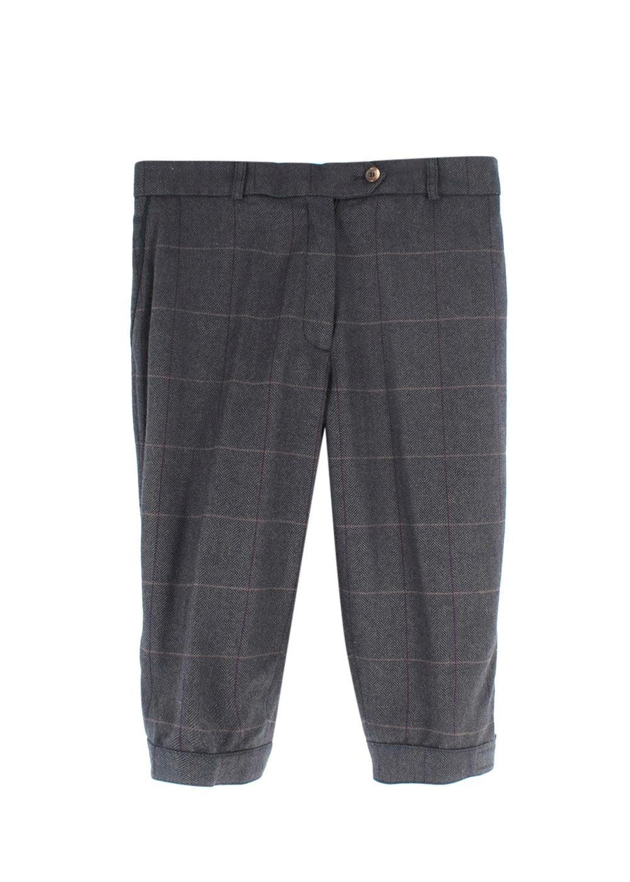 William and Son Grey Bransdale Herringbone Breeks