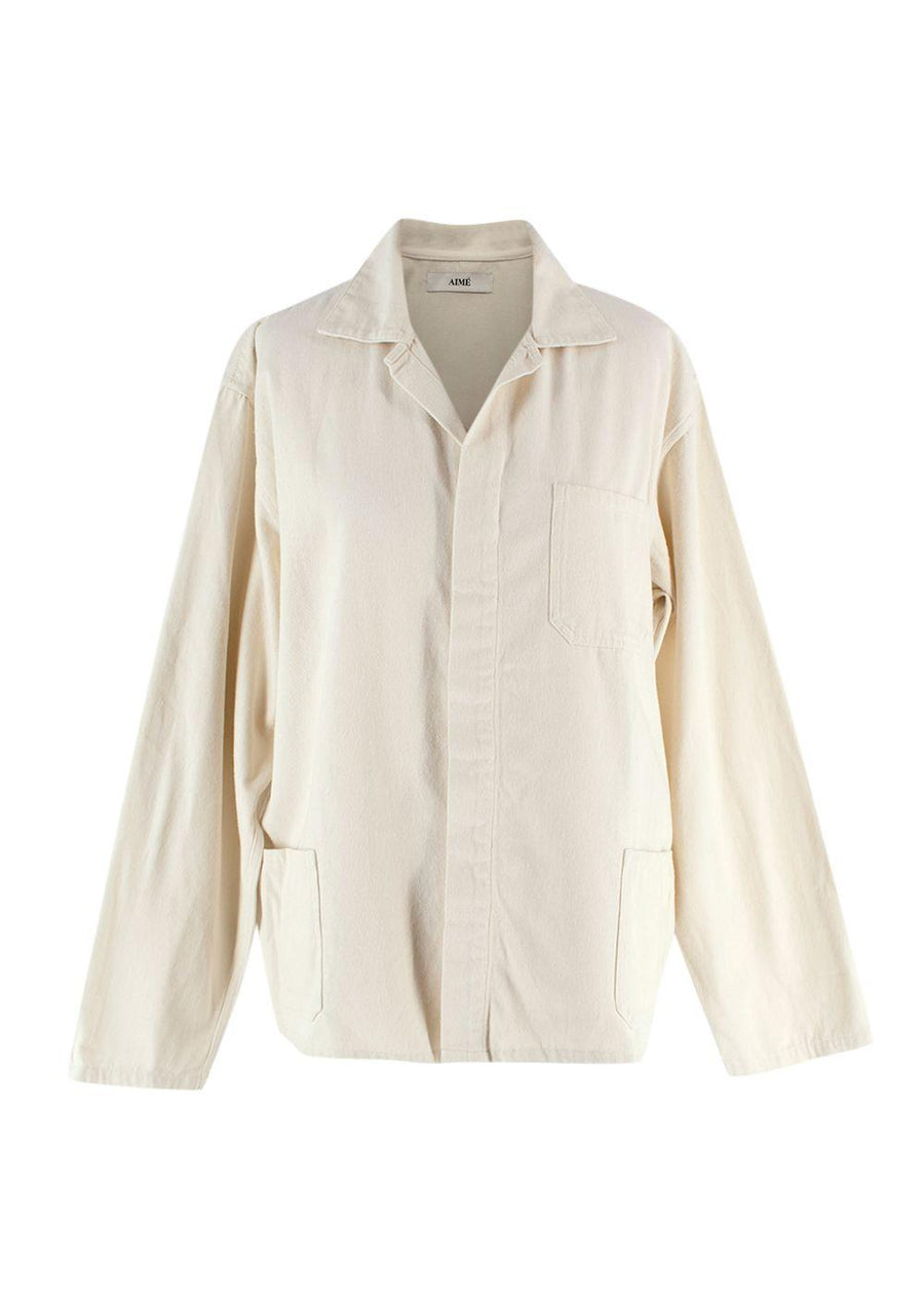 Aime Cream Over Shirt
