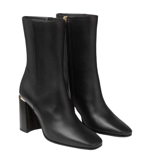 Jimmy Choo Black Leather Loren Boots