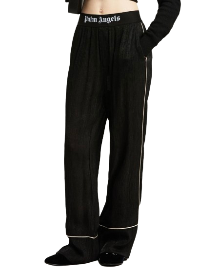 Palm Angels Soiree Panama Black Pants