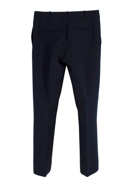 Valentino Navy Tailored Cropped Trousers
