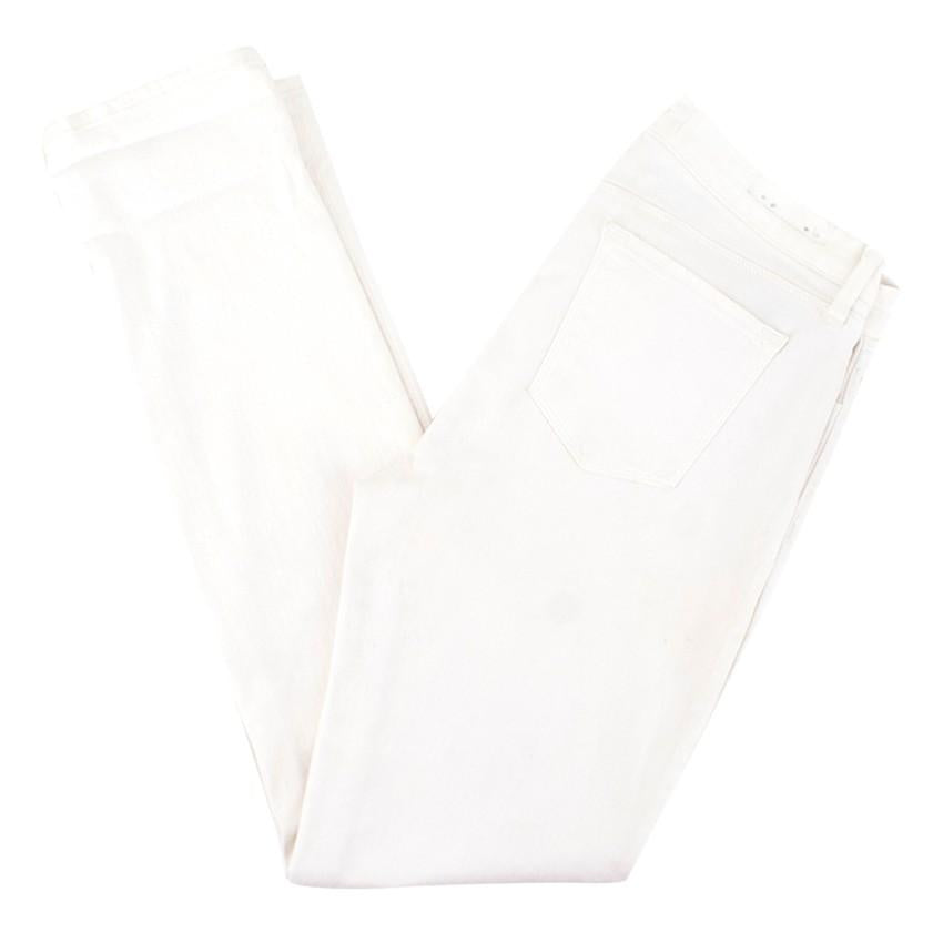 J Brand White Stretch Jeggings