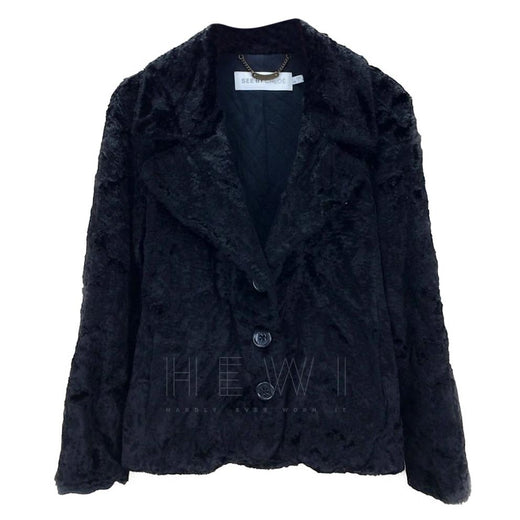 See By Chloe Black Velvet Jacket