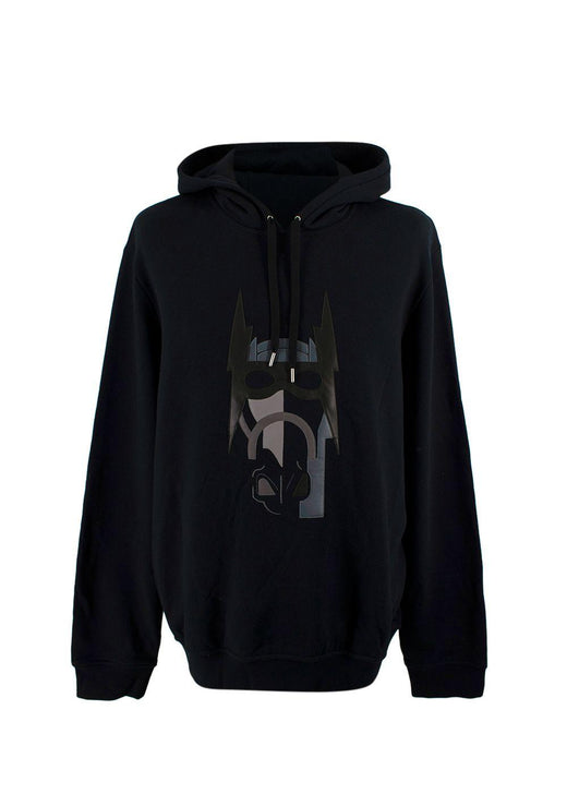 Hermes Dark Navy Hoodie with Leather Detail