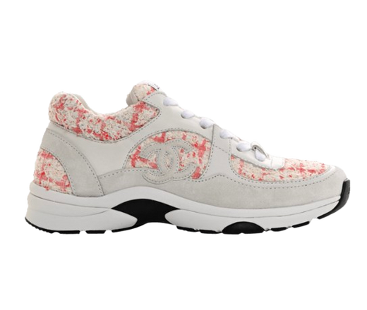 Chanel CC Tweed Trainers