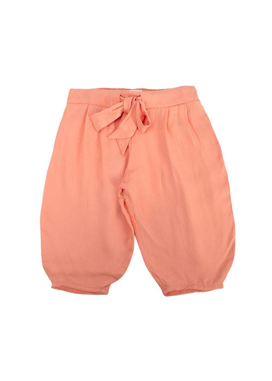 Chloe Kids Peach Tie Bottoms