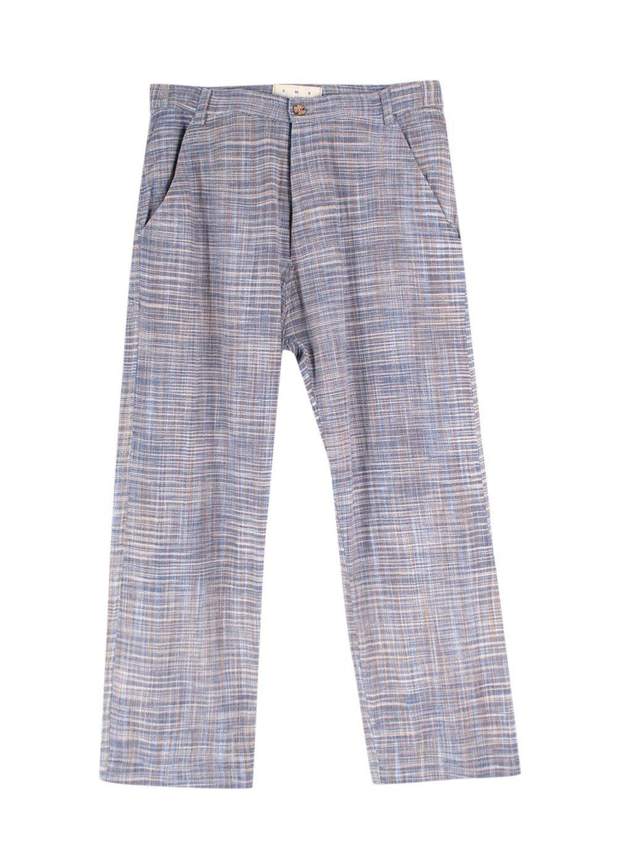 SMR Days Blue Cotton Carpenter Trousers