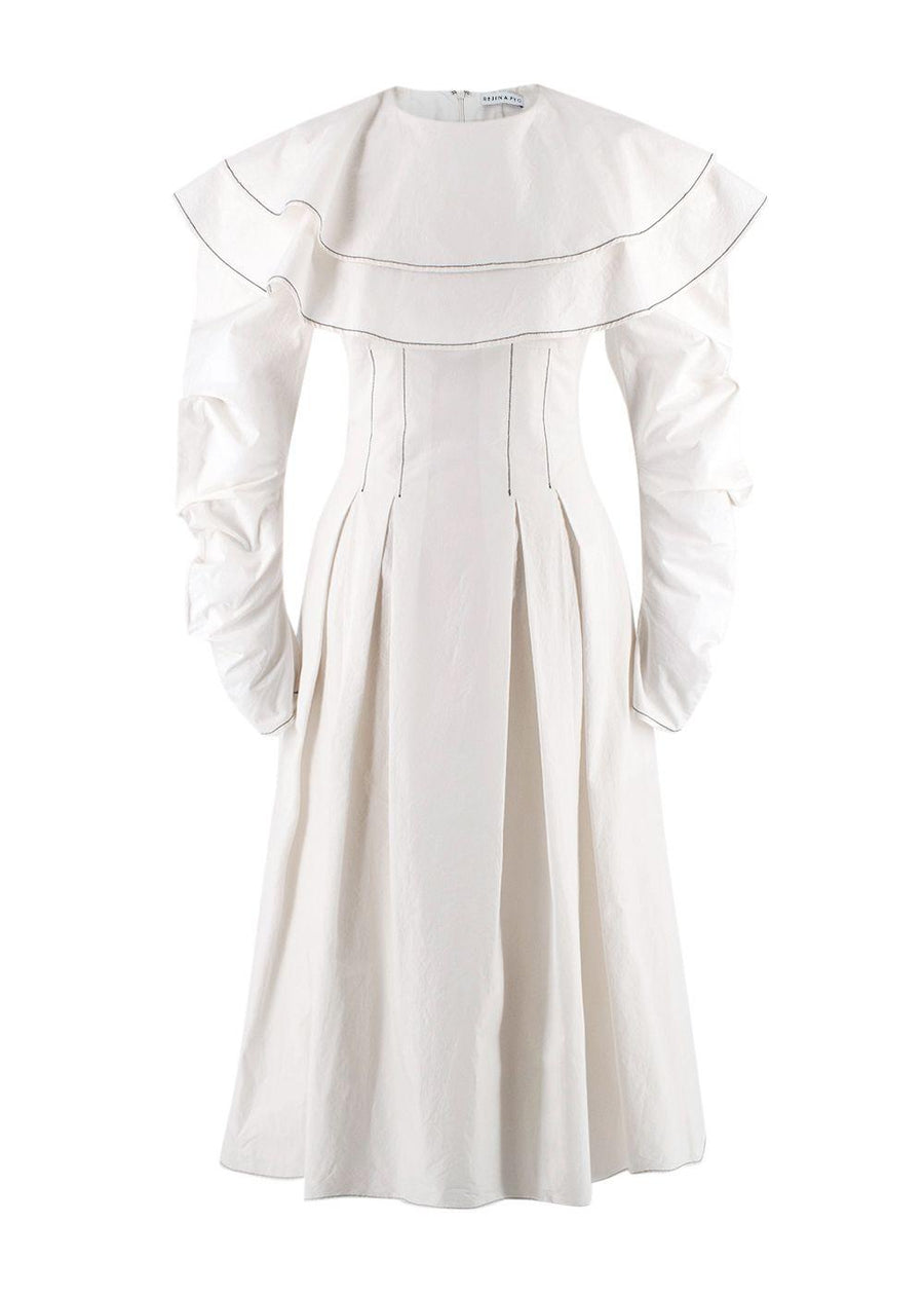 Rejina Pyo White Chambray Midi Dress