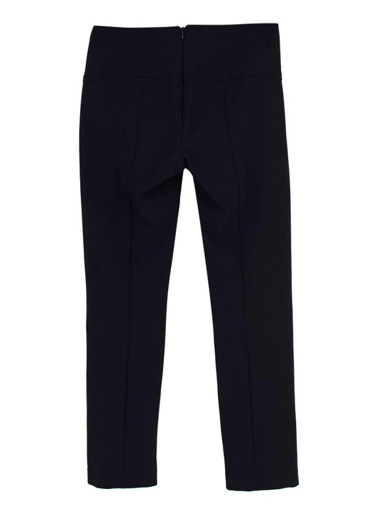 Veronica Beard Navy Cropped Leggings