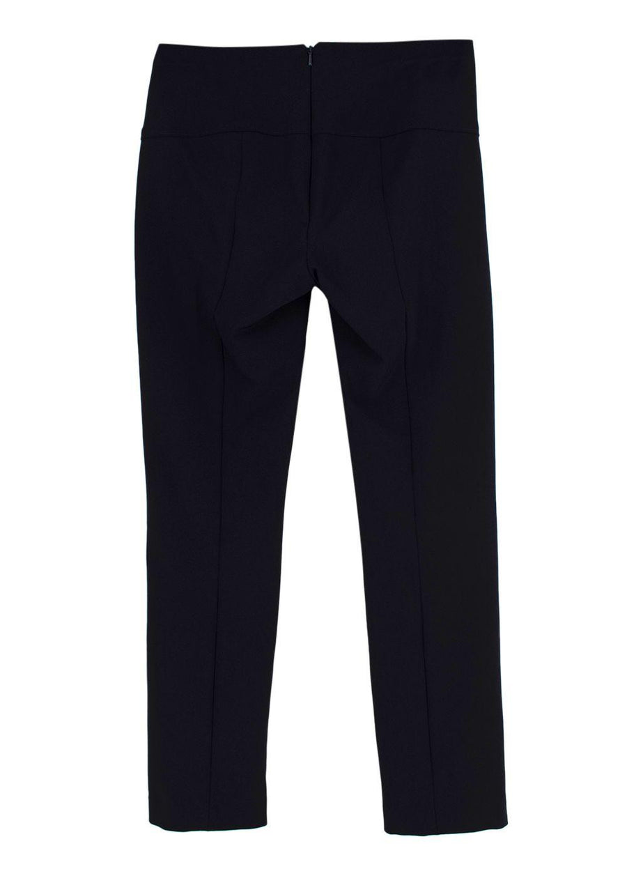 Veronica Beard Navy Cropped Leggings