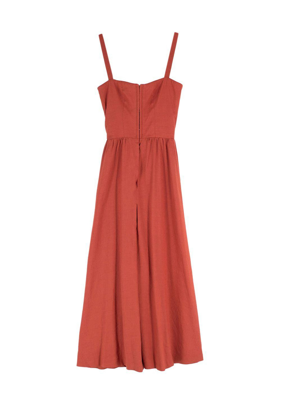 Annina Deep Orange Alma Dress