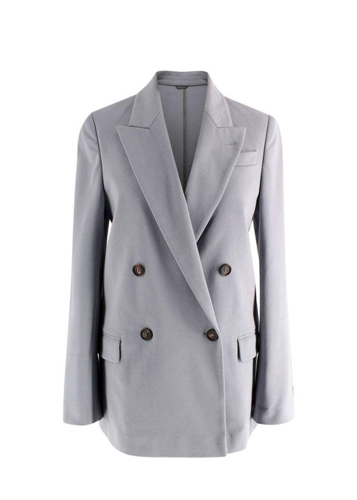 Brunello Cucinelli Grey Blazer and Trouser Two Piece Suit
