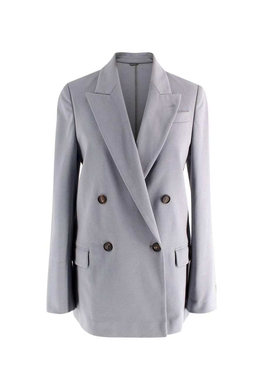 Brunello Cucinelli Grey Blazer and Trouser Two Piece Suit