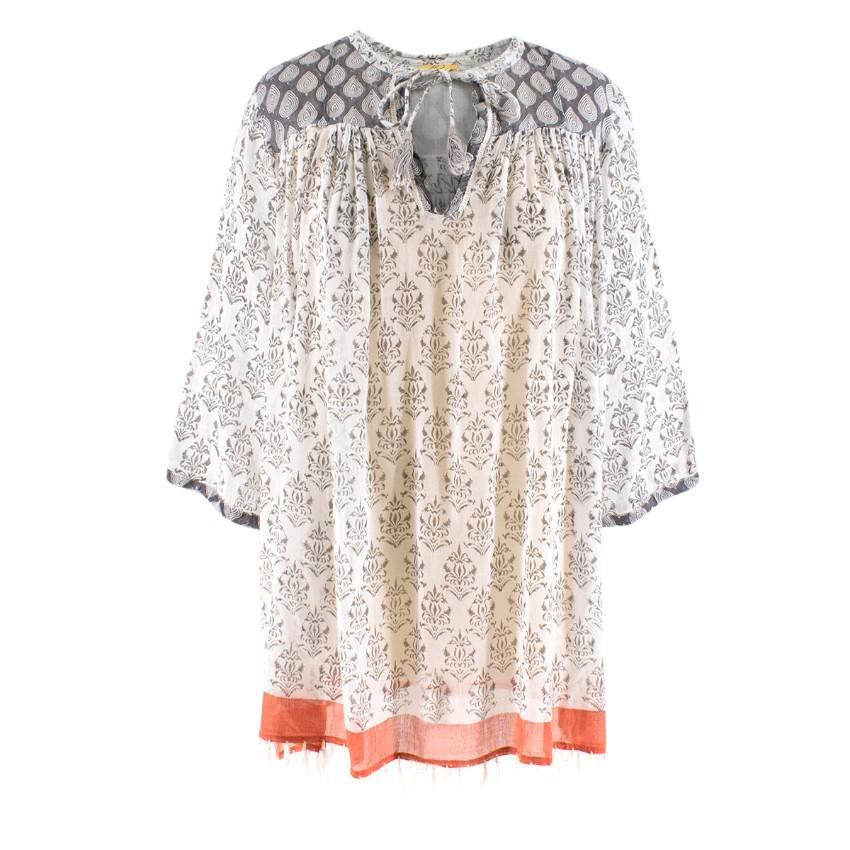 Roberta Roller Rabbit ornate-print cotton tunic