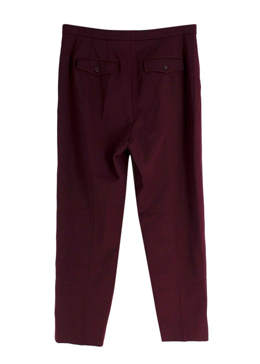 Dorothee Schumacher Burgundy Summer Cruise Trousers