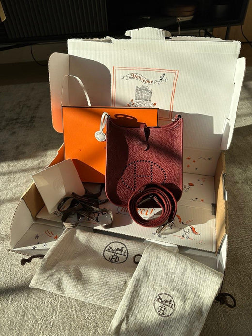 Hermès Rouge H Évelyne 16 (TPM) Palladium Hardware