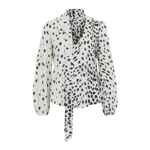 Rixo Polka Dot Moss Blouse