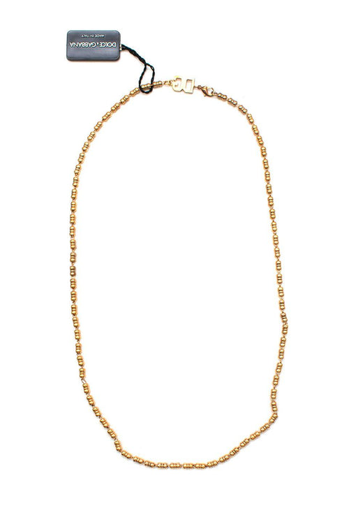 gold tone DG chain necklace