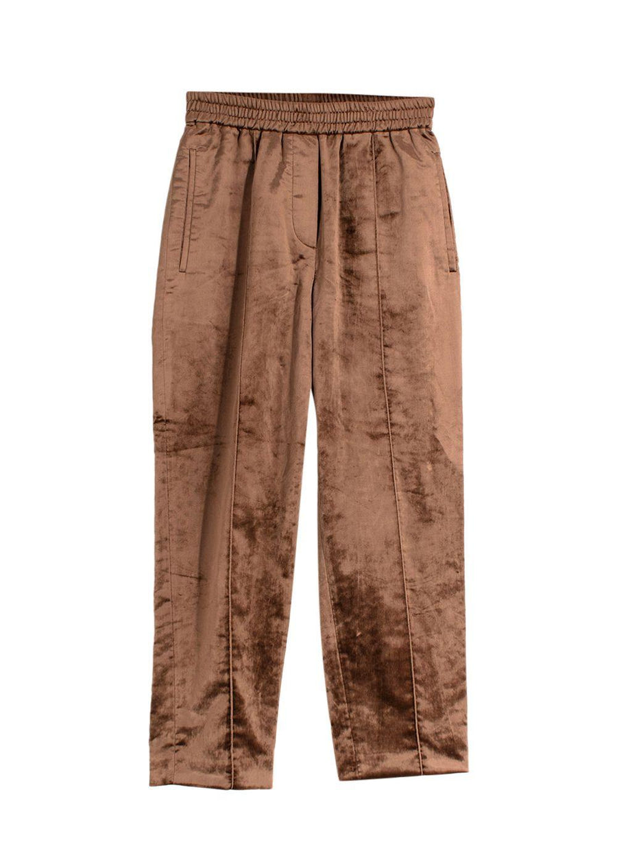 Brunello Cucinelli Bronze Velvet Trousers