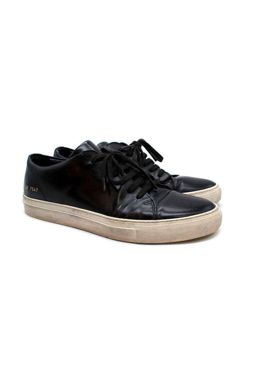 Black Leather Original Achilles Sneakers
