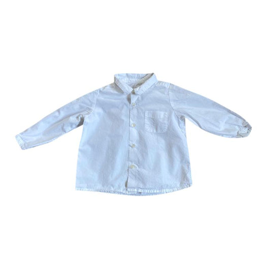 Bonpoint White Kids Button Down Shirt