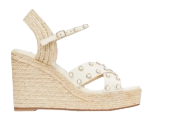 Jimmy Choo Dellena Cream Wedges